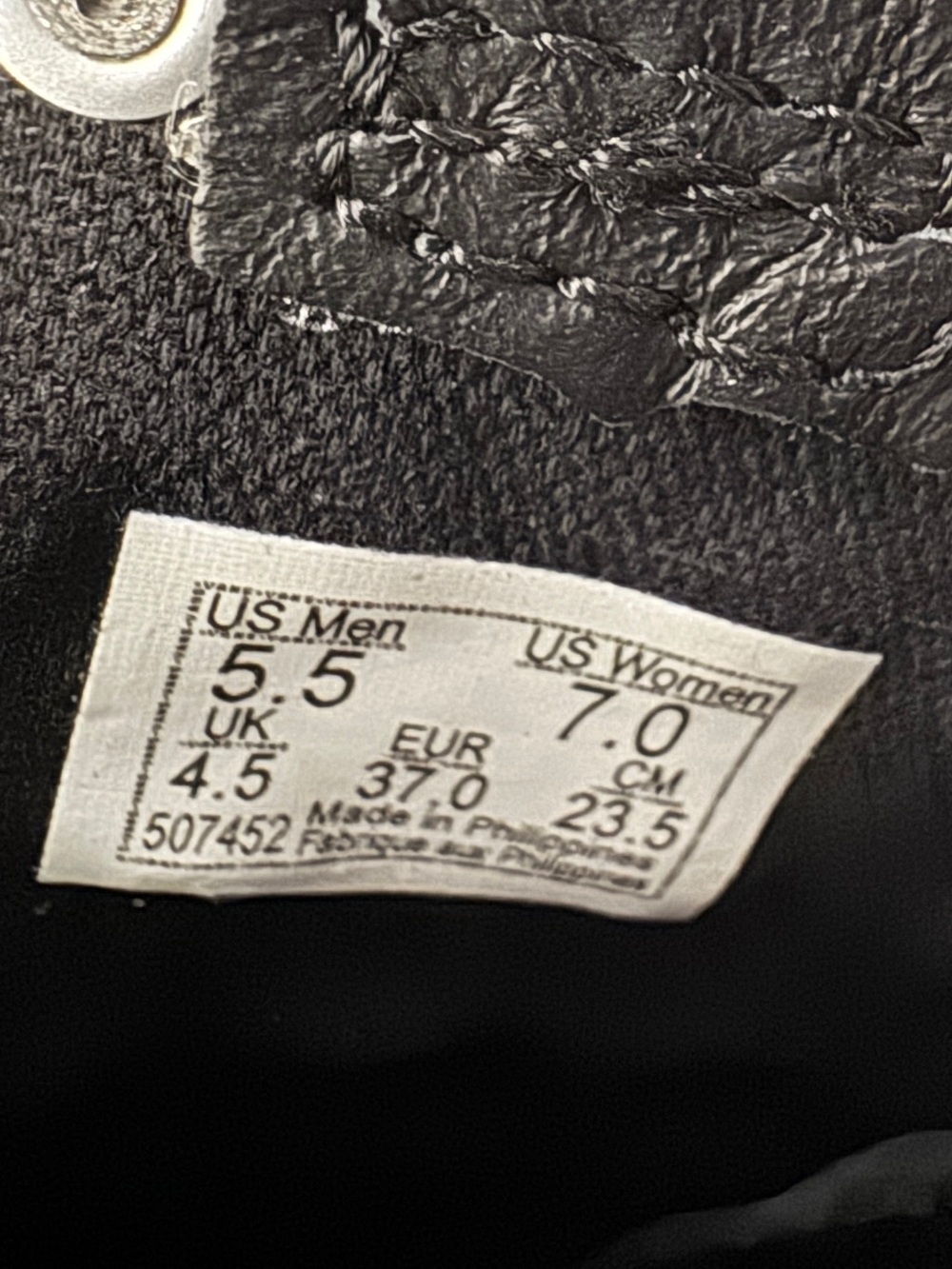 Women VANS Premium Mary Jane 93 Black genuine leather Pearlized sneakers Size 7 - Picture 9 of 9
